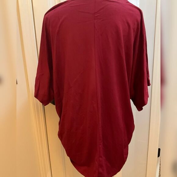 Womens Short Sleeve  Drape Loose Fit Tunic Top. SZ XXL - Picture 6 of 9